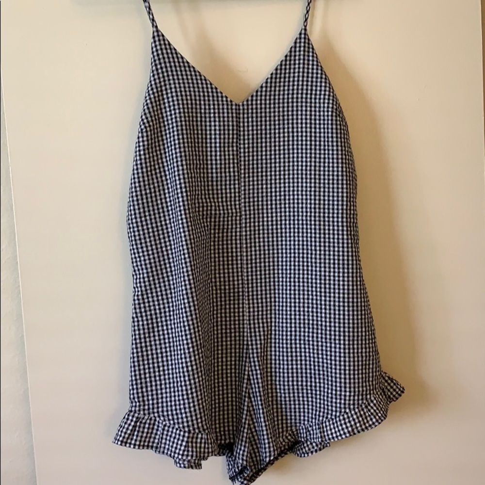 Gingham romper